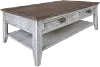 Sahara Brown Two-Tone Coffee Table