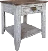 Sahara Brown Two-Tone End Table