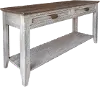 Sahara Brown Two-Tone Sofa Table