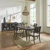 Caruso Heights Charcoal 5 Piece Dining Room Set