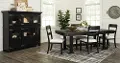 Sierra Black 5 Piece Dining Room Set