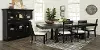 Sierra Black 7 Piece Dining Room Set