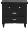 Sierra Obsidian Black Nightstand