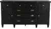 Sierra Obsidian Black Dresser