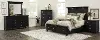 Sierra Obsidian Black 4 Piece King Bedroom Set
