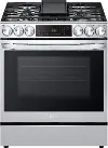LSDL6336F LG 6.3 cu ft Dual Fuel Range with InstaView - Stainless Steel
