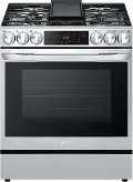 LSDL6336F LG 6.3 cu ft Dual Fuel Range with InstaView - Stainless Steel