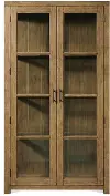 Bozeman Brown Display Cabinet