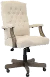 Henson Champagne Tufted Office Chair
