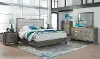 Clearance Serenity Washed Oak 4 Piece Queen Bedroom Set