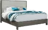 Serenity Washed Oak Queen Platform Bed