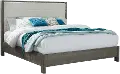 Serenity Washed Oak Queen Platform Bed