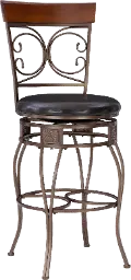 Bria Bronze Big and Tall Barstool