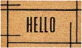 107402436 Grid Hello Doormat