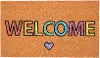 107881729 Pastel Rainbow Welcome Doormat