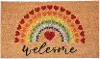 107851729 Rainbow Love Welcome Doormat