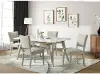 Bette Off White 5 Piece Dining Room Set