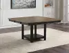 Harington Black Square Dining Room Table