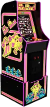 MSP-A-202210 Arcade1Up Ms. Pac-Man Legacy Arcade with Riser & Lit Marque