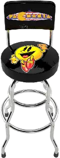 STOOL/PACMAN_SWIVEL Arcade1Up Pac-Mania Swivel High-Back Stool