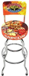 STF-S-21000 Arcade1up Street Fighter II Champion Edition: Capcom High-Back Pub Stool