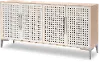 Biscayne Natural and Linen Dining Credenza