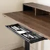 13346 Majyta Walnut Brown Sit and Stand Office Desk - South Shore