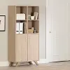 13869 Helsy Light Elm Brown Office Cabinet - South Shore