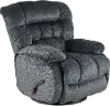 4765-5/SWIVEL GLIDER RECLINER COBBLSTONE 1622-28 Daly Cobblestone Gray Swivel Glider Recliner