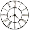 Postema 49 Inch Iron Black and Gold Wall Clock