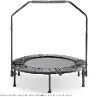 Marcy Black Trampoline Cardio Trainer with Handle