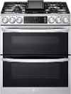 LTGL6937F LG 6.9 cu ft Double Oven Gas Range with InstaView - Stainless Steel