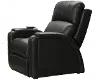 7647957-7/1273/88-3073/88 PHDR LAY FLT PRECL BLK Reliever Black Power Lay-Flat Recliner with Massage and Heat