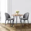 CorLiving Lennox Iron Leg Dining Table