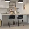 CorLiving Blakeley Velvet Barstool