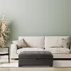 Antonio Dark Gray Tufted Storage Ottoman