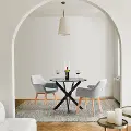 Ayla Light Gray Upholstered Side Chair, Set of 2