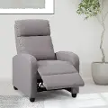Oren Light Gray Manual Recliner