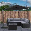 9.5 ft Cantilever Patio Umbrella in Sand