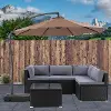 9.5 ft Cantilever Patio Umbrella in Sand
