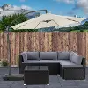 Cantilever 9.5 Ft Patio Umbrella in White