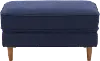 Mulberry Navy Blue Ottoman