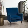 Elwood Blue Modern Accent Chair