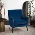 Elwood Blue Modern Accent Chair