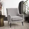Elwood Gray Velvet Accent Chair