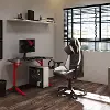 CorLiving Nightshade Black and White Gaming Chair