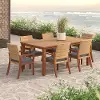 Mili Charcoal 7 Piece Outdoor Dining Set