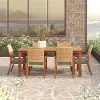 Mili Light Blue 7 Piece Outdoor Dining Set