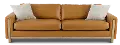 Kinsley Tan Leather Sofa