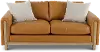 Kinsley Tan Leather Loveseat